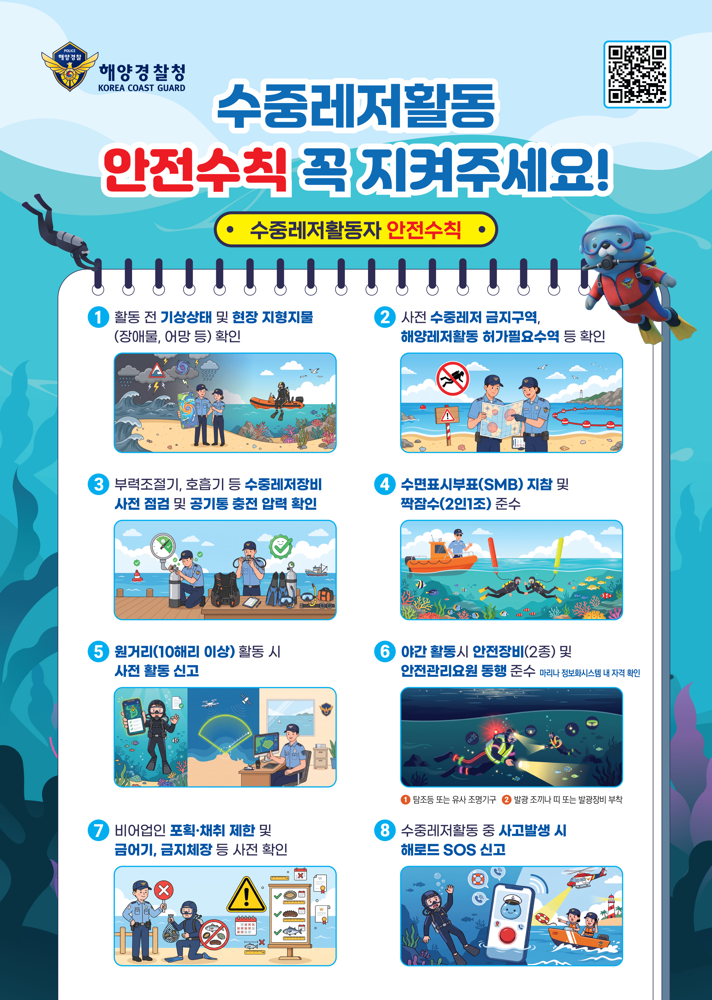 260729_수중레저 안전수칙 홍보 포스터_수정안_01