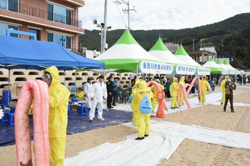 완도해경, 수난 방제 통합훈련으로 해상재난 완벽 대비 사진3