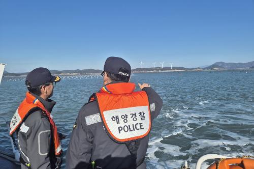 완도해경 지휘관, 동절기 해양사고 대비 해상 현장 점검 사진2