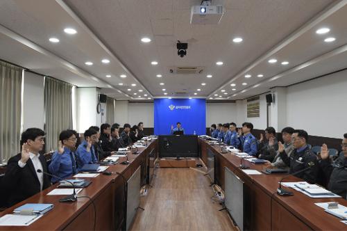 완도해경, 반부패 청렴 실천 선언식 개최.. 국민 신뢰받는 조직 될 것 사진1